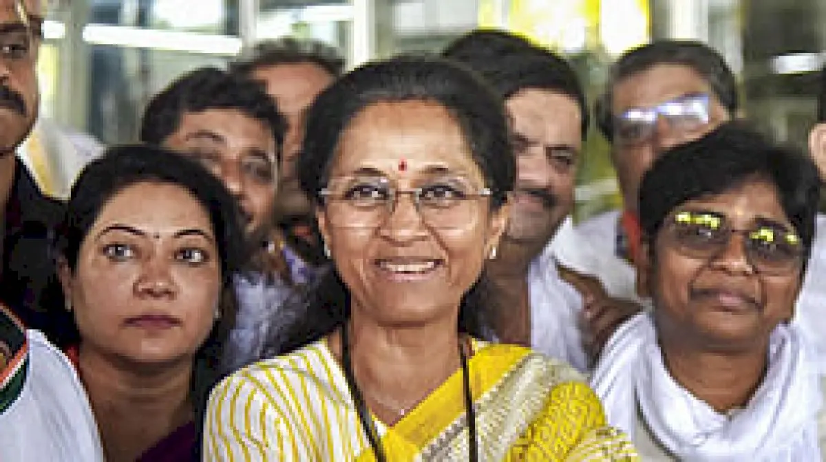 Supriya Sule sees different atmosphere after student protests