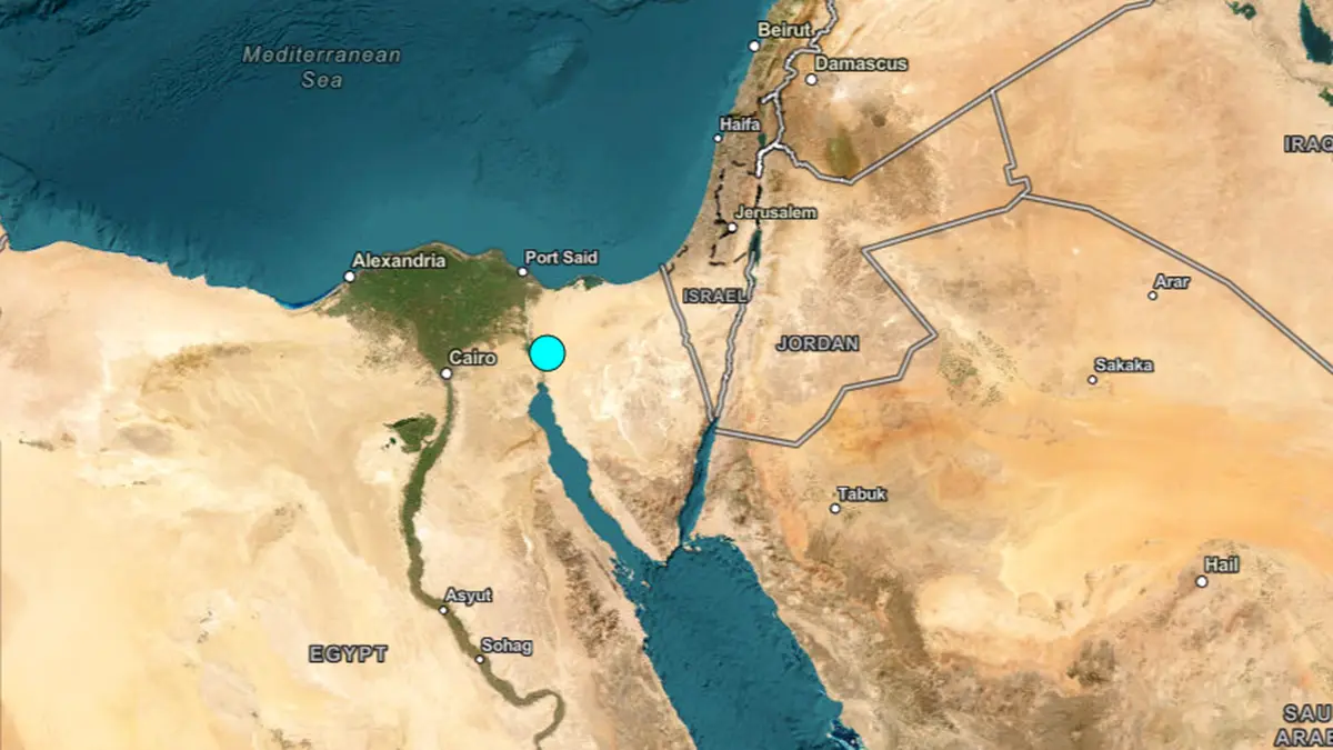 Egypt hit by 5.4 magnitude earthquake, no casualties reported