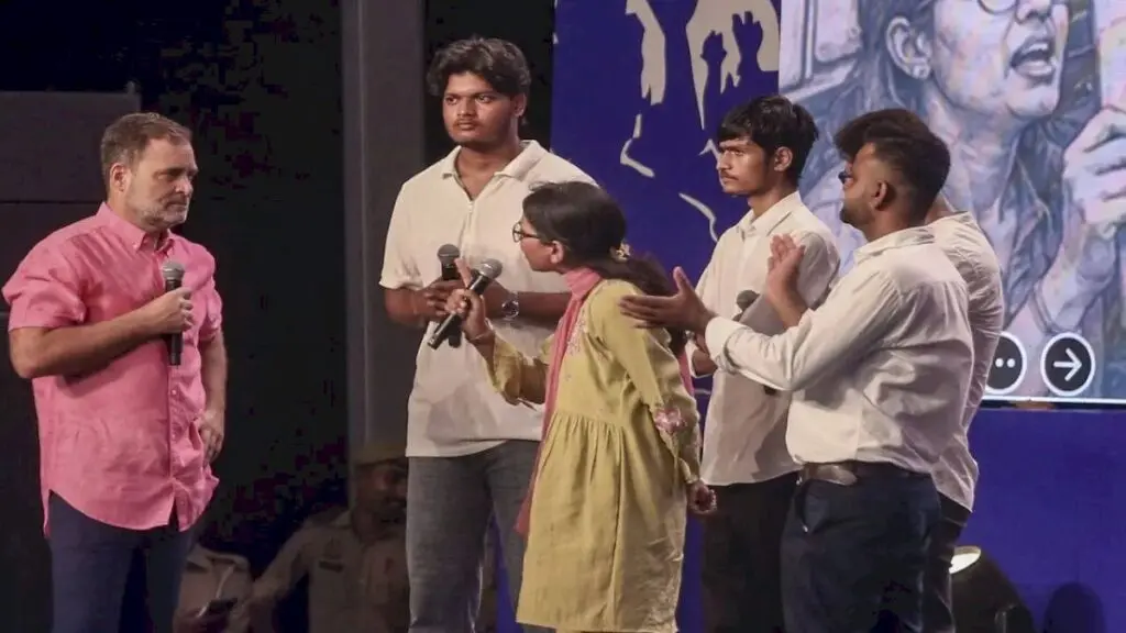 Rahul Gandhi tells students degrees useless without jobs