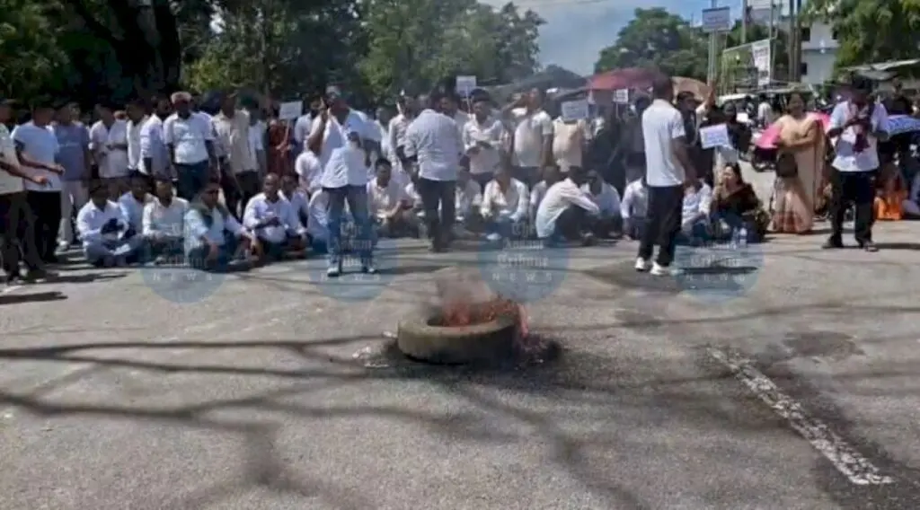 Assam highway blocked over rape of disabled woman at tea estate