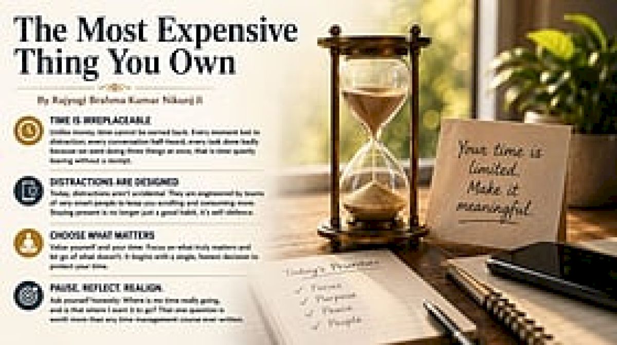 Time Is Your Most Valuable Asset - Protect It for a Meaningful Life