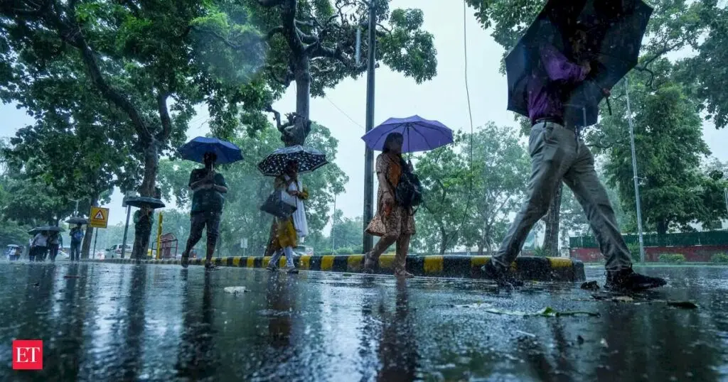 Delhi's August rain nears monthly average in 8 days