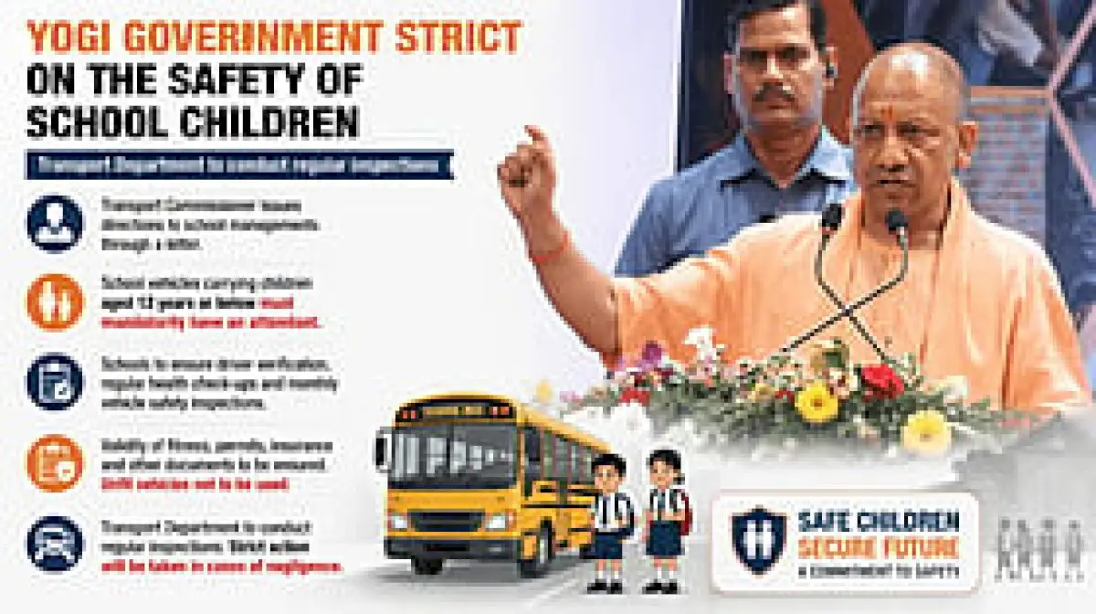 UP mandates attendants in school vehicles for children under 12