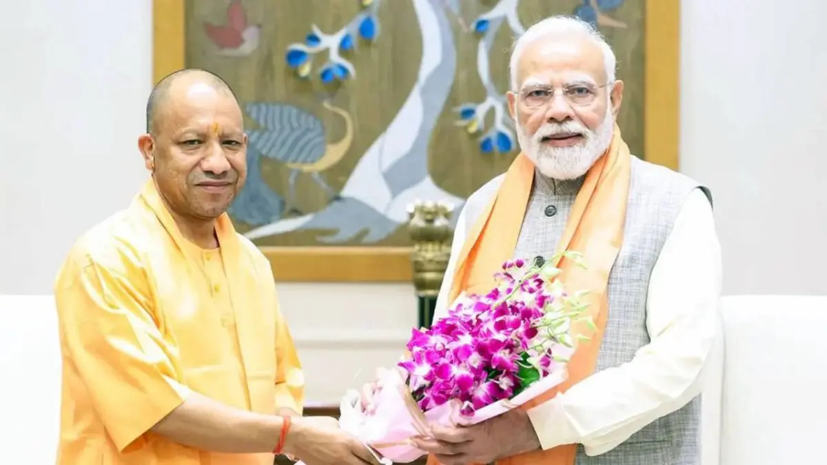 Yogi Adityanath meets PM Modi in Delhi