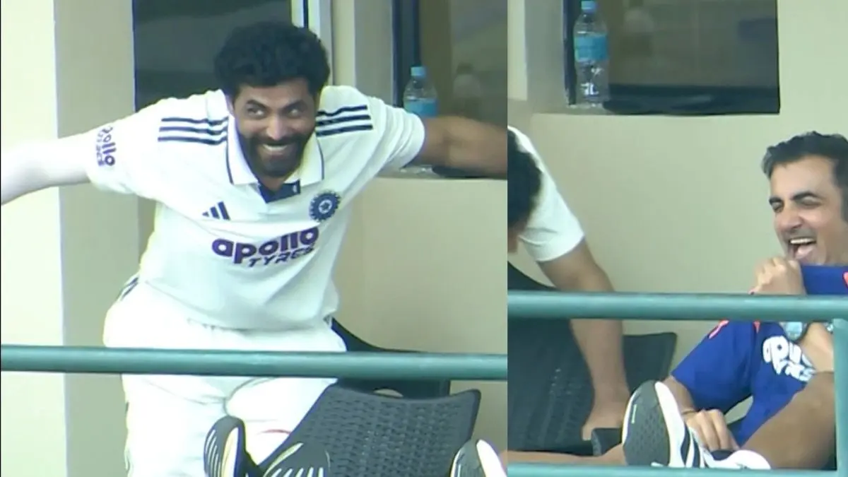 Jadeja copies Kuldeep's action, leaves Gambhir in splits
