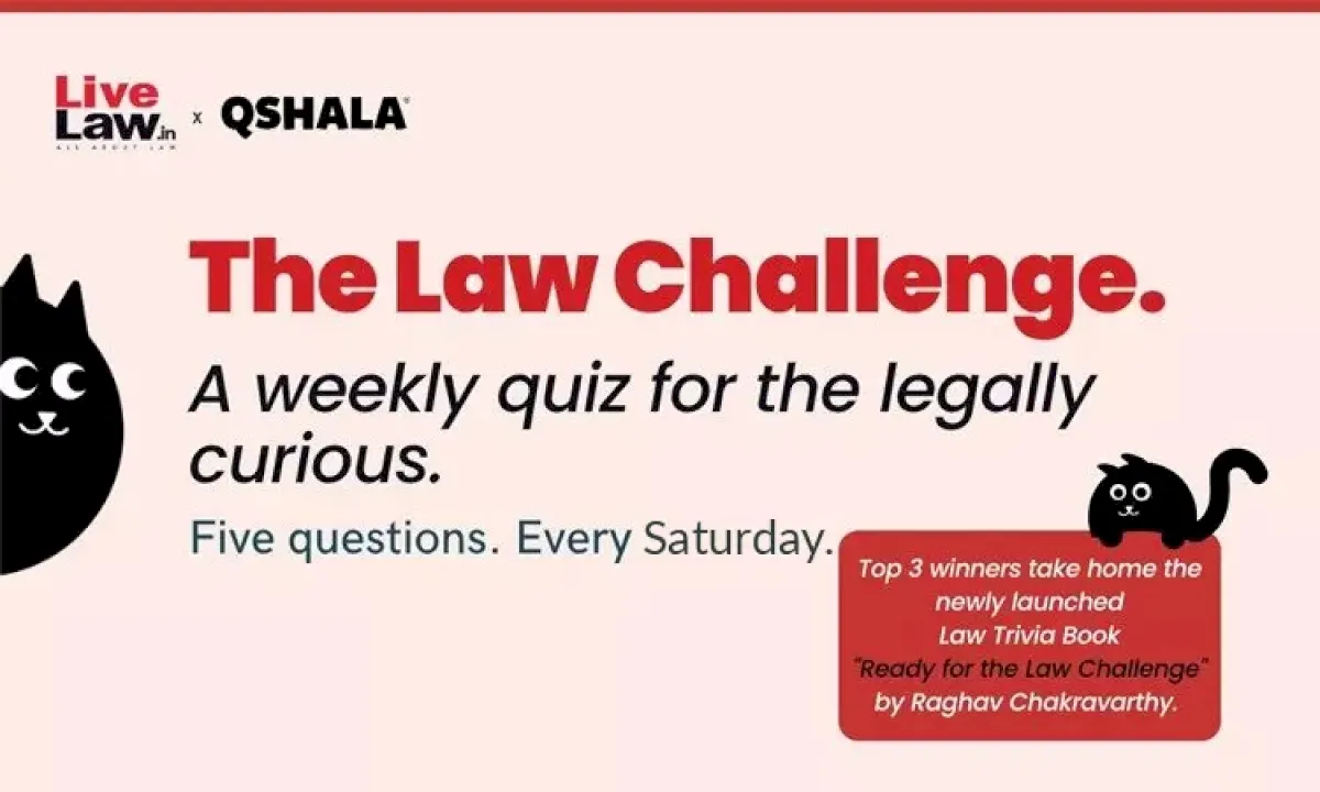 LiveLaw and QShala launch weekly law quiz and book