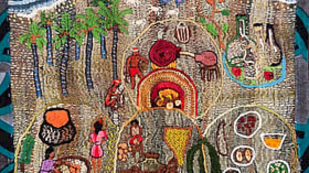 Goan artist turns old jeans into oral histories