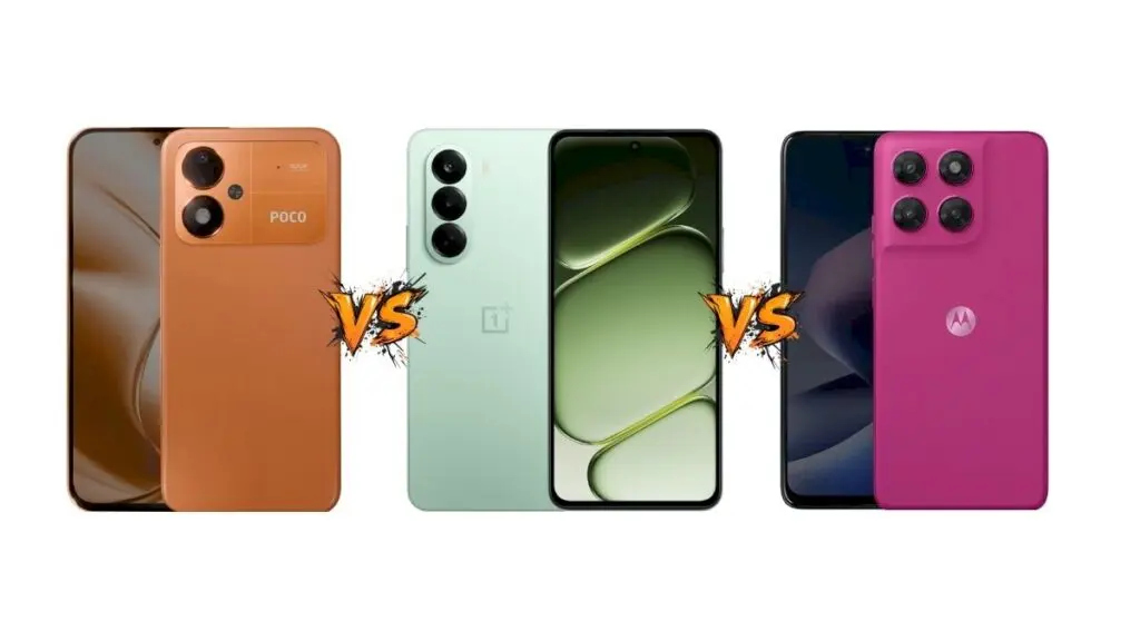 Poco, OnePlus and Motorola Phones Compared on Battery and Features