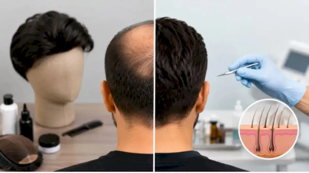 Hair Transplant Surgeon Warns Wigs Hide Hair Loss, Not Treat It