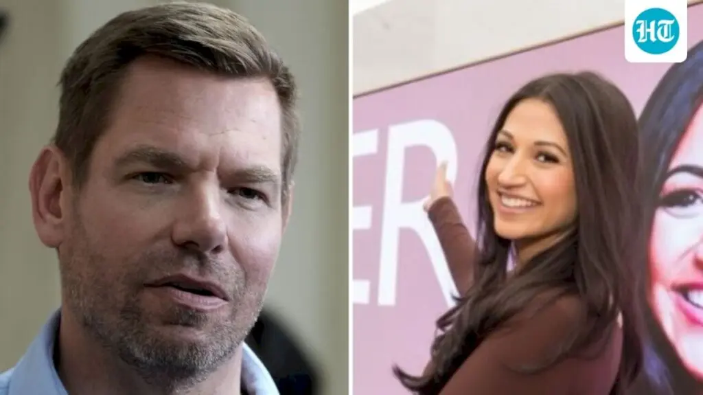 Katie Miller, Stephen Miller's wife, had past with Eric Swalwell