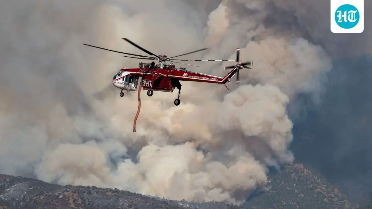 Two pilots killed in Utah wildfire helicopter crash