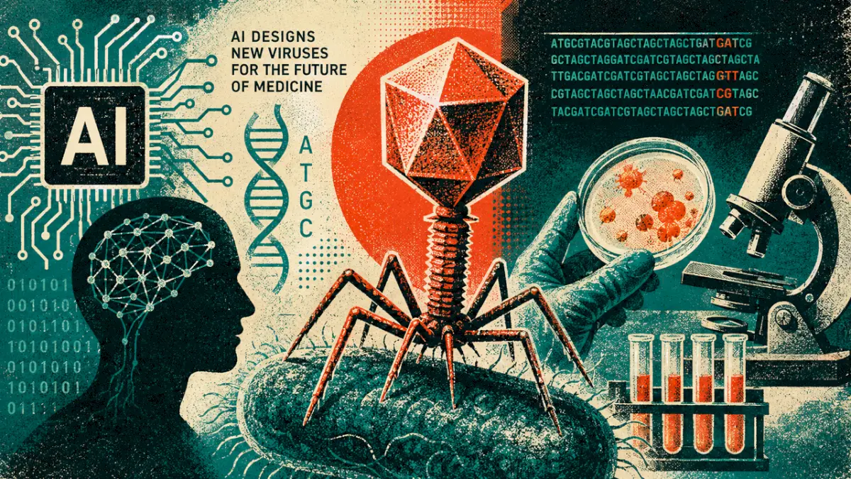 AI creates viruses that kill bacteria better than nature