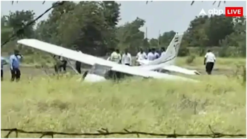 Trainer aircraft skids off runway at Baramati airstrip in Pune