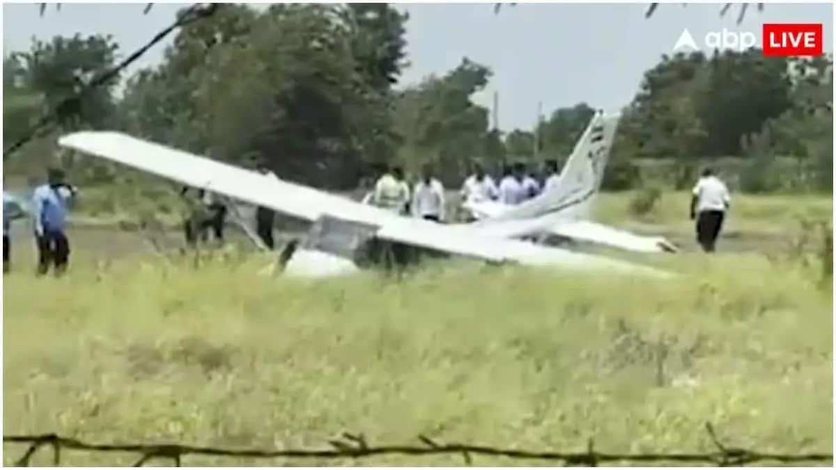 Trainer aircraft skids off runway at Baramati airstrip in Pune