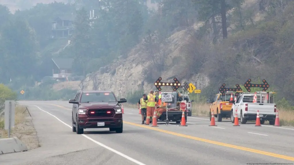 Canada declares emergency in British Columbia as 20,000 flee wildfires