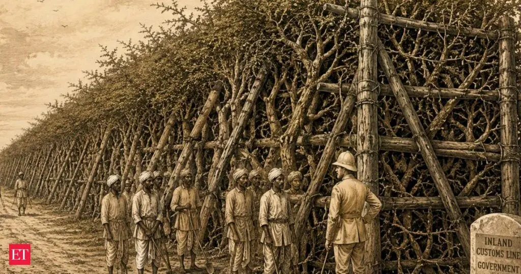 British built 4,000 km hedge across India to enforce salt tax