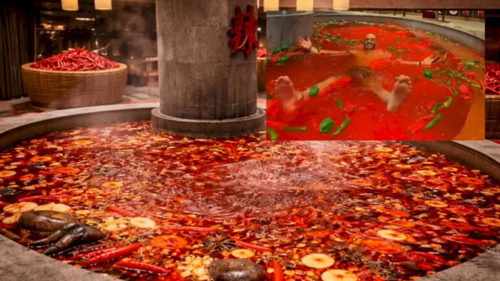 China's spicy hot pot spa draws thrill-seeking tourists