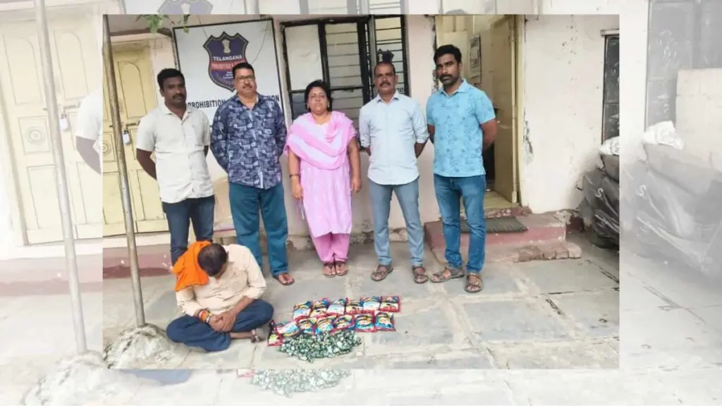 Hyderabad police seize 4.2 kg ganja chocolates, arrest man