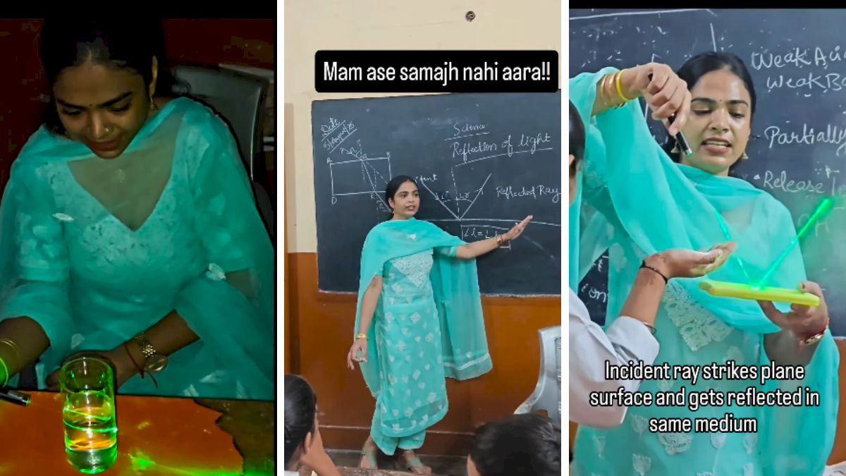 ‘samajh-nahi-aa-raha?’:-science-teacher’s-laser-demonstration-of-reflection-of-light-goes-viral
