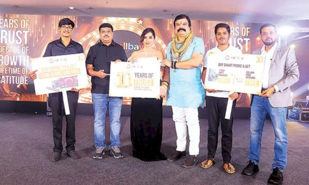 Subhashree Rayaguru marks Cellbay's 10 years in Hyderabad