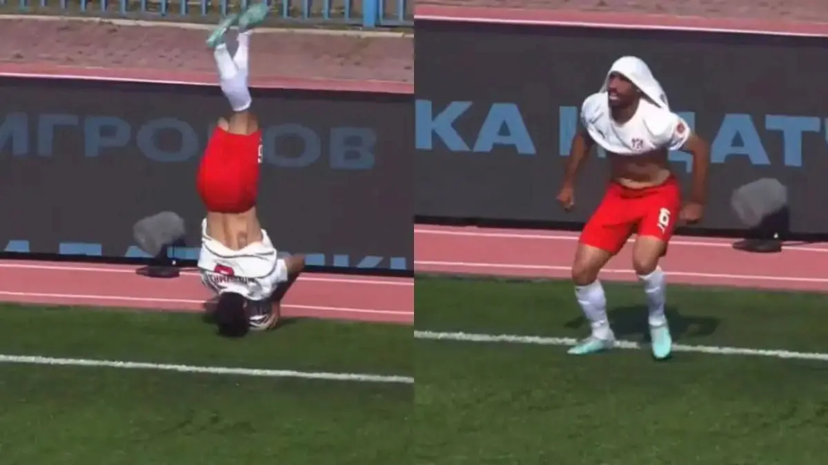 Iranian defender Nader Mohammadi wows with flip-throw assist