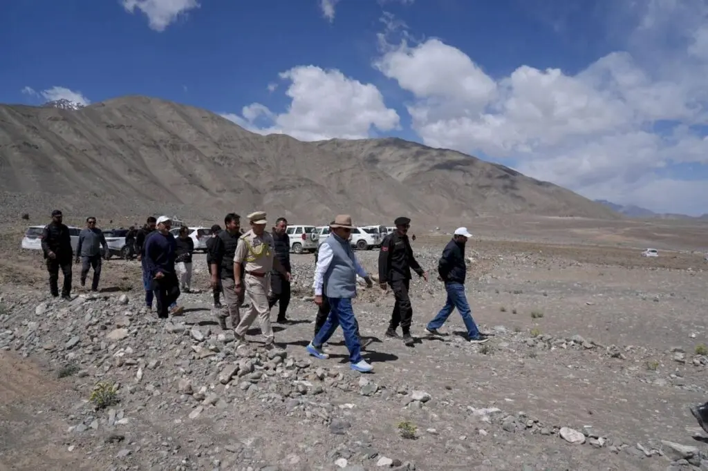 Ladakh LG Saxena launches project to restore 800 acres of barren land