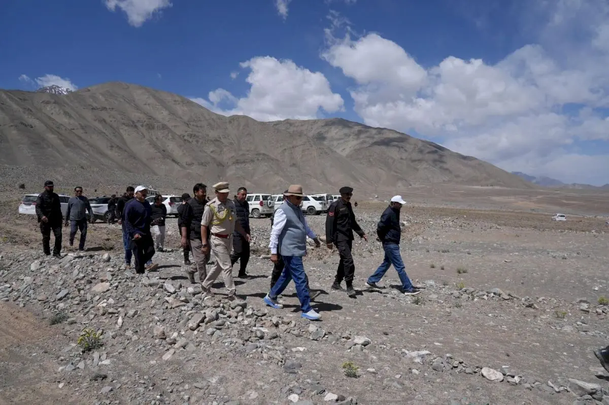 Ladakh LG Saxena launches project to restore 800 acres of barren land