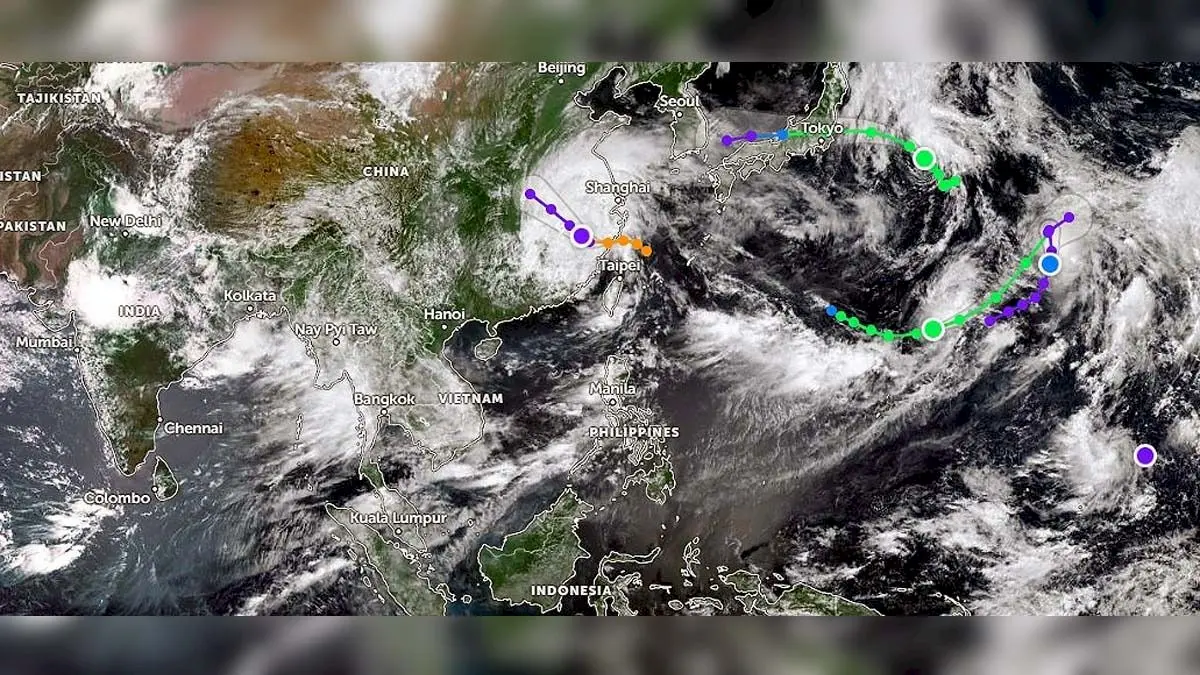 पश्चिमी प्रशांत में 5 तूफान सक्रिय, मॉनसून पर असर संभव