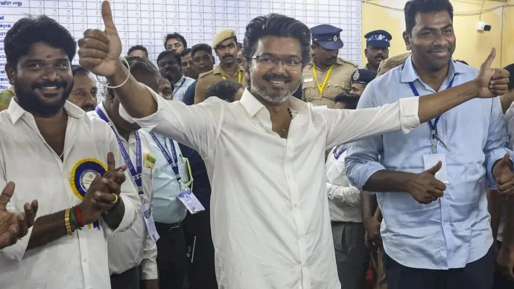Vijay's Tamilaga Vettri Kazhagam wins 34.9% vote share on debut