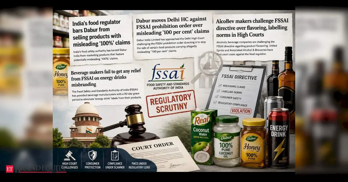 FSSAI cracks down on '100%' claims, Dabur fights back in court
