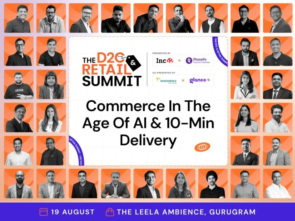 Inc42 D2C Summit and Retreat 2026 announced for August, September
