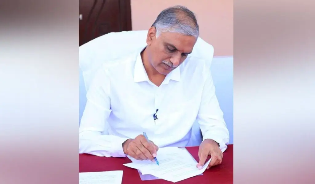 Harish Rao urges Telangana to pump Kaleshwaram water for Kharif