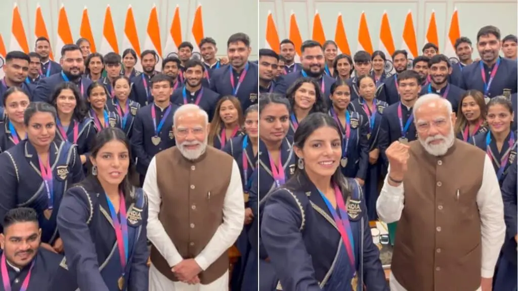 PM Modi meets Commonwealth Games medallists, shares video