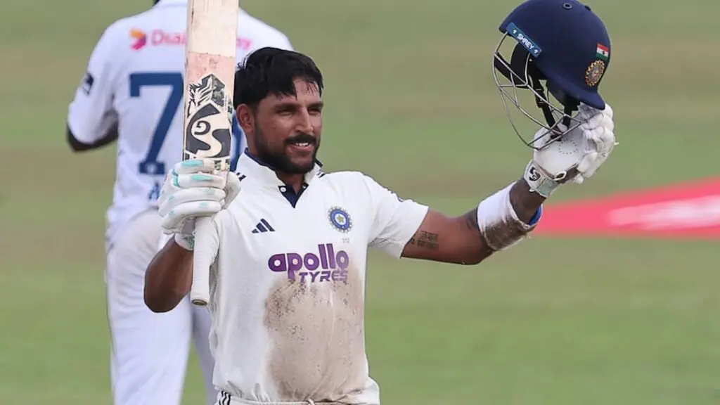 Dhruv Jurel hits 115, celebrates with Jai Jawan Jai Kisan