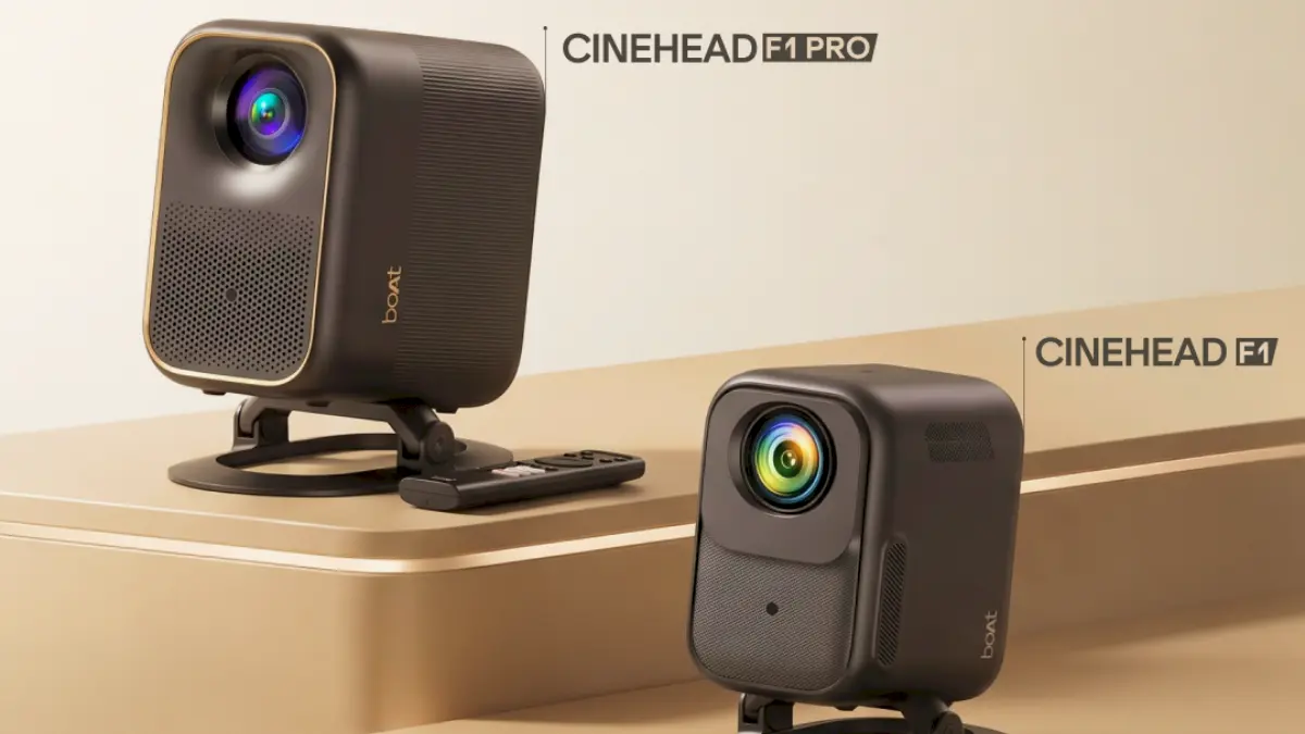 Boat launches CineHead F1 Pro projector with Google TV in India