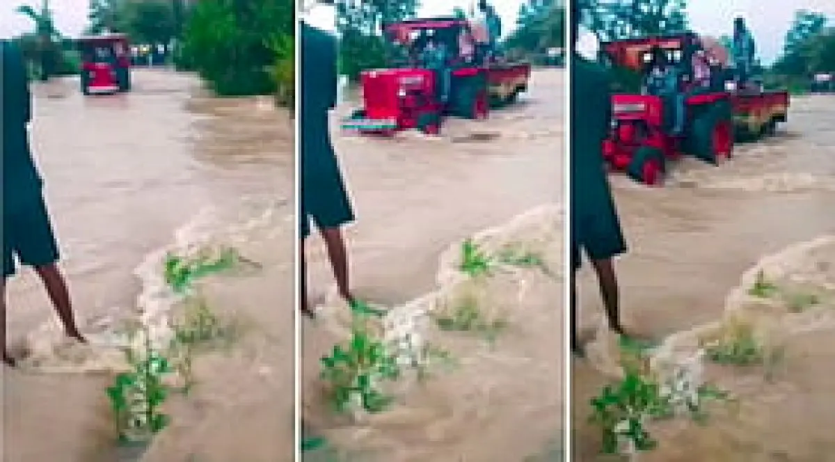 Shivpuri roads flooded after 71.95 mm rain in three days