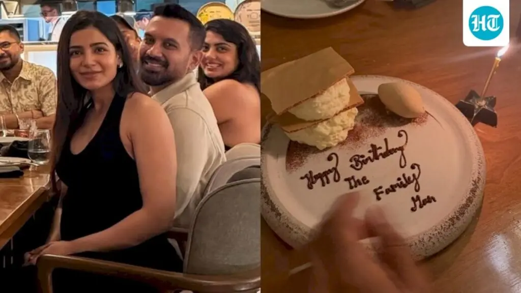 Samantha Prabhu shares birthday photos of director Raj Nidimoru