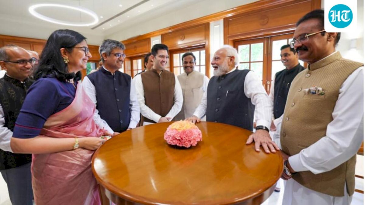 PM Modi meets Rajya Sabha MPs at breakfast, urges avoidance of lobbyists