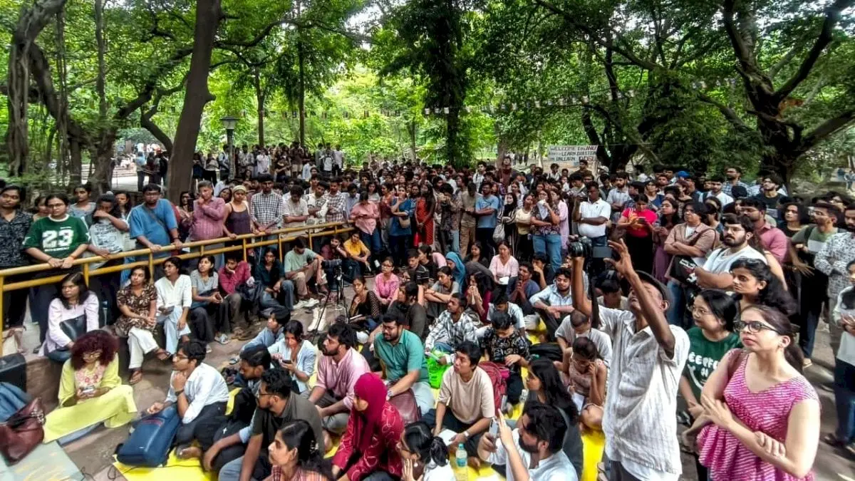 JNU campus tense as rival groups clash during event on Umar Khalid’s book