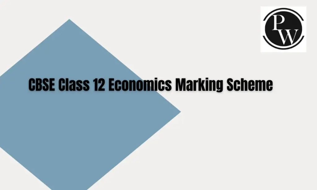 CBSE Class 12 Economics marking scheme for 2026-27 released