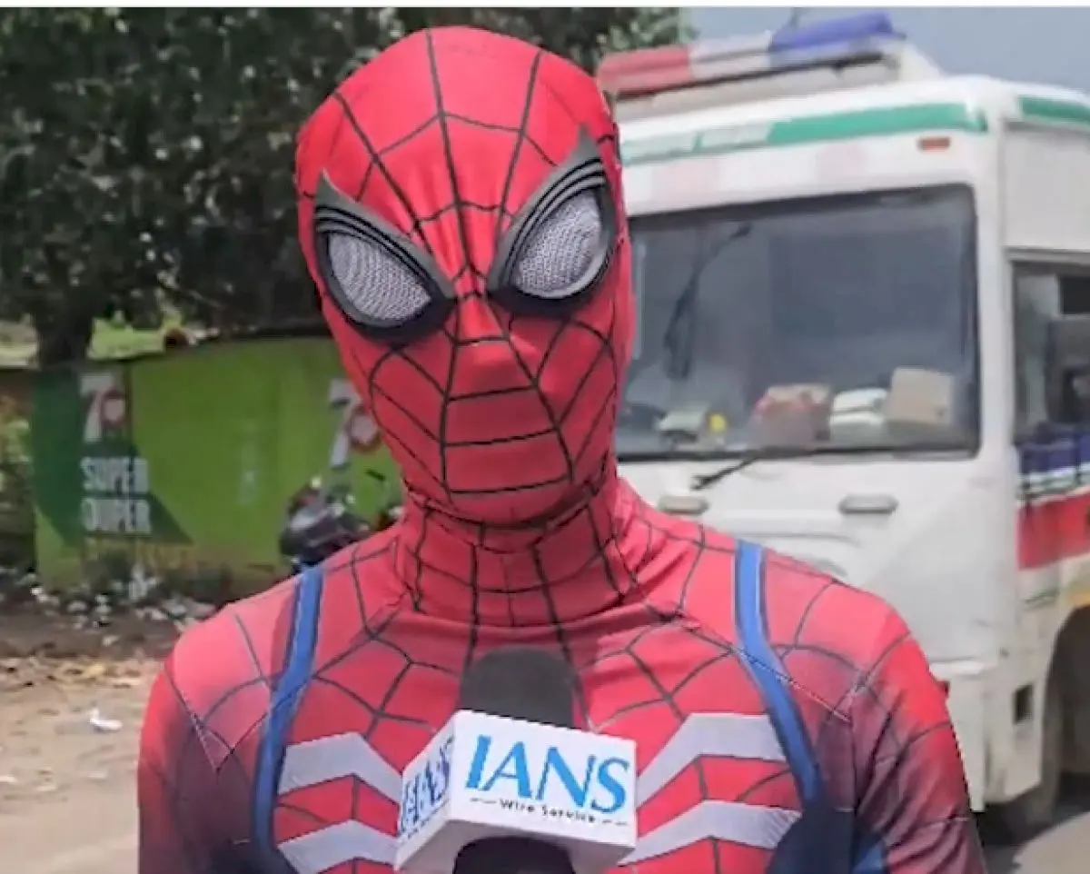 Jharkhand students cut cake for CM, dress as Spider-Man in exam protest