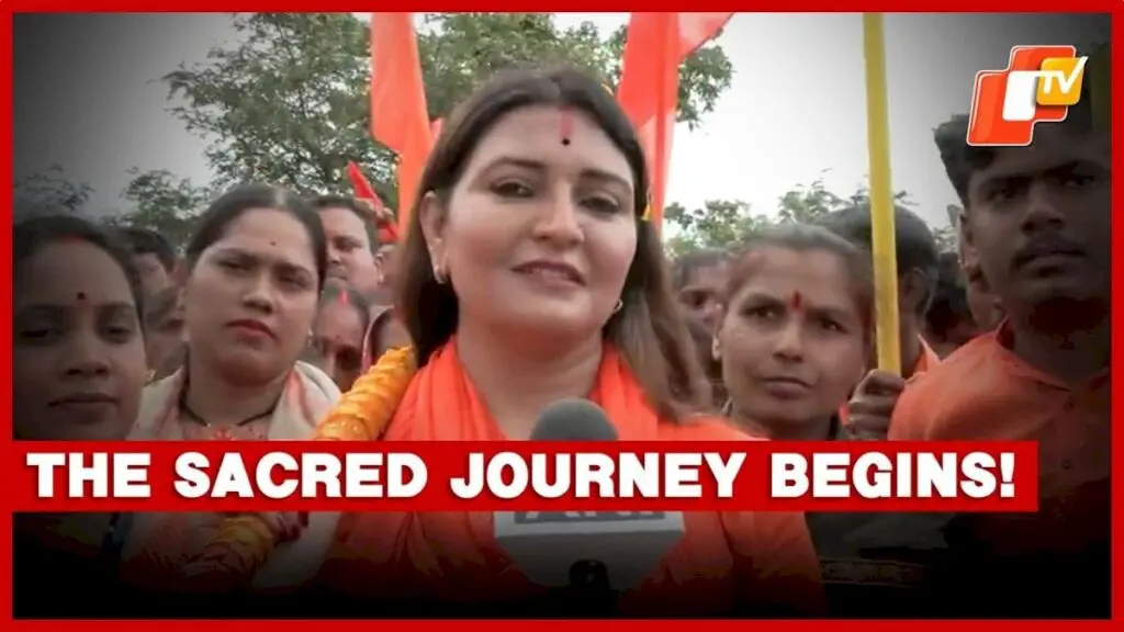Over 500 Kanwariyas Begin 151km Yatra to Bhoramdev Temple
