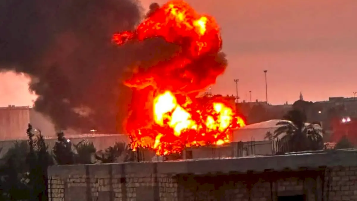 Drone Strike Hits Fuel Tank, Causes Fire at Zawiya Oil Complex