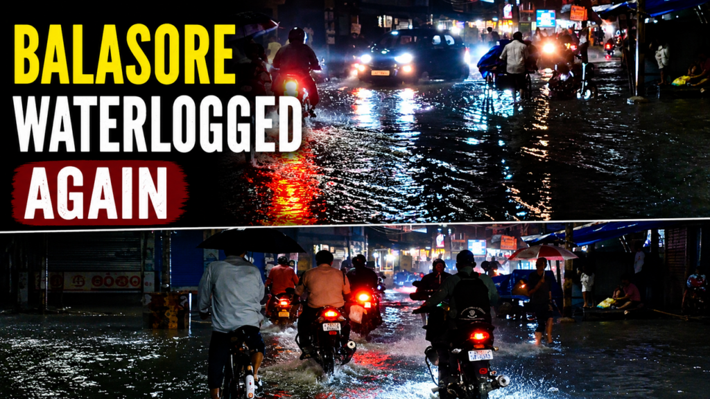 Balasore under water again: Fresh downpour leaves town submerged, residents express anger