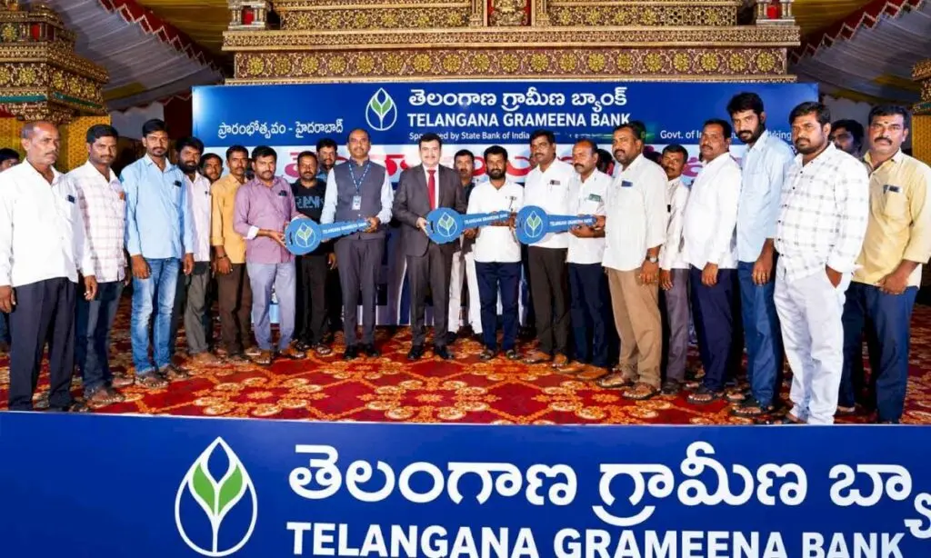 Telangana Grameena Bank sanctions farm machinery loans at Siddipet mela