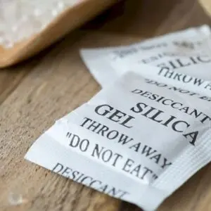 Silica gel packets can protect shoes, gadgets and documents