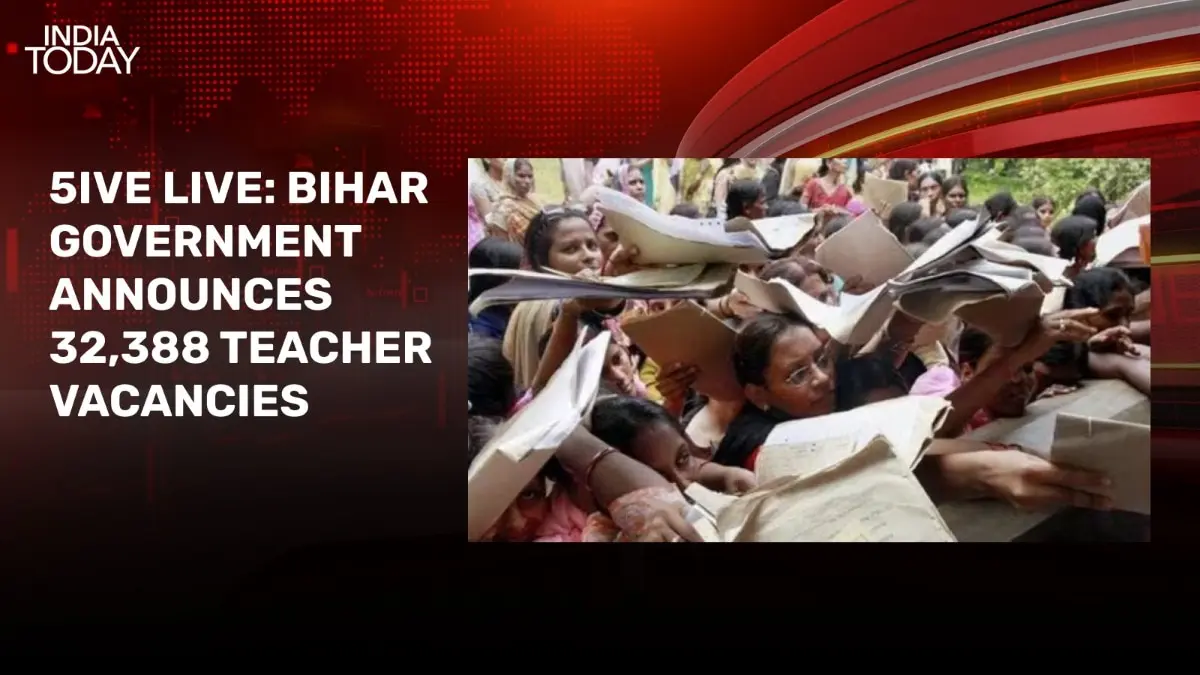 Bihar announces 32,388 teacher posts after aspirants' hunger strike