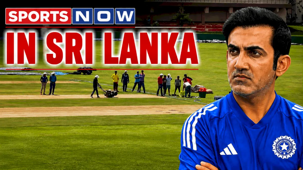 Gambhir inspects Galle pitch, groundstaff mow track hours later