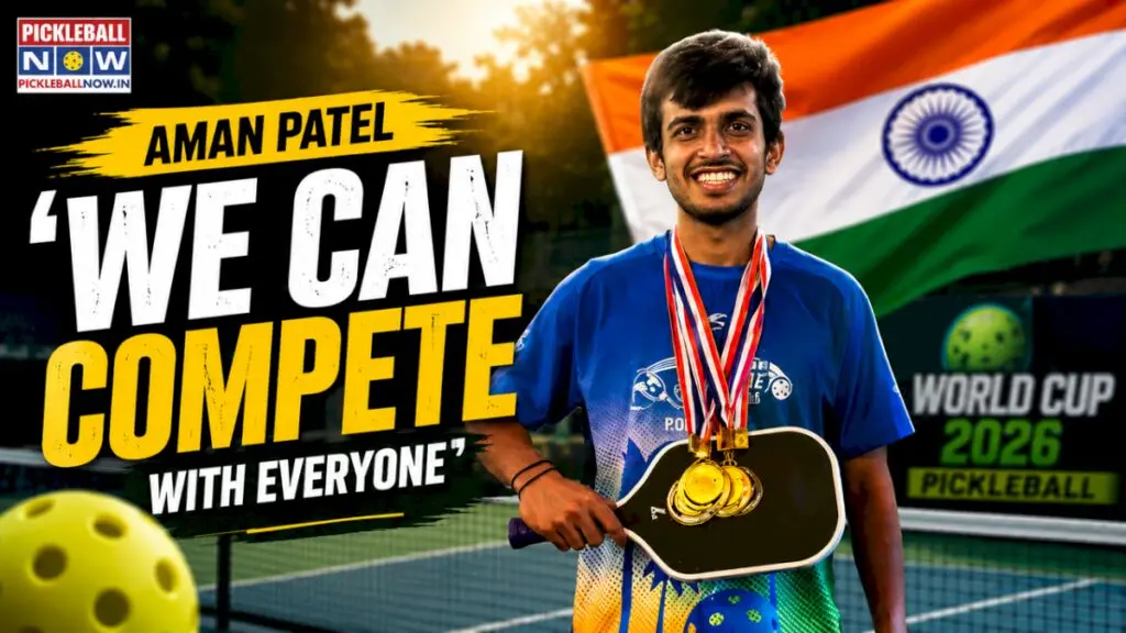 Aman Patel aims to narrow India's pickleball gap at World Cup