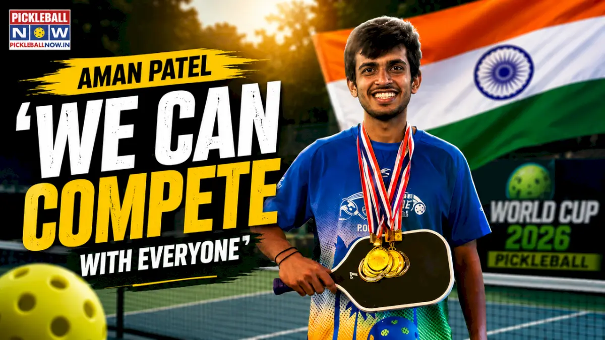 Aman Patel aims to narrow India's pickleball gap at World Cup